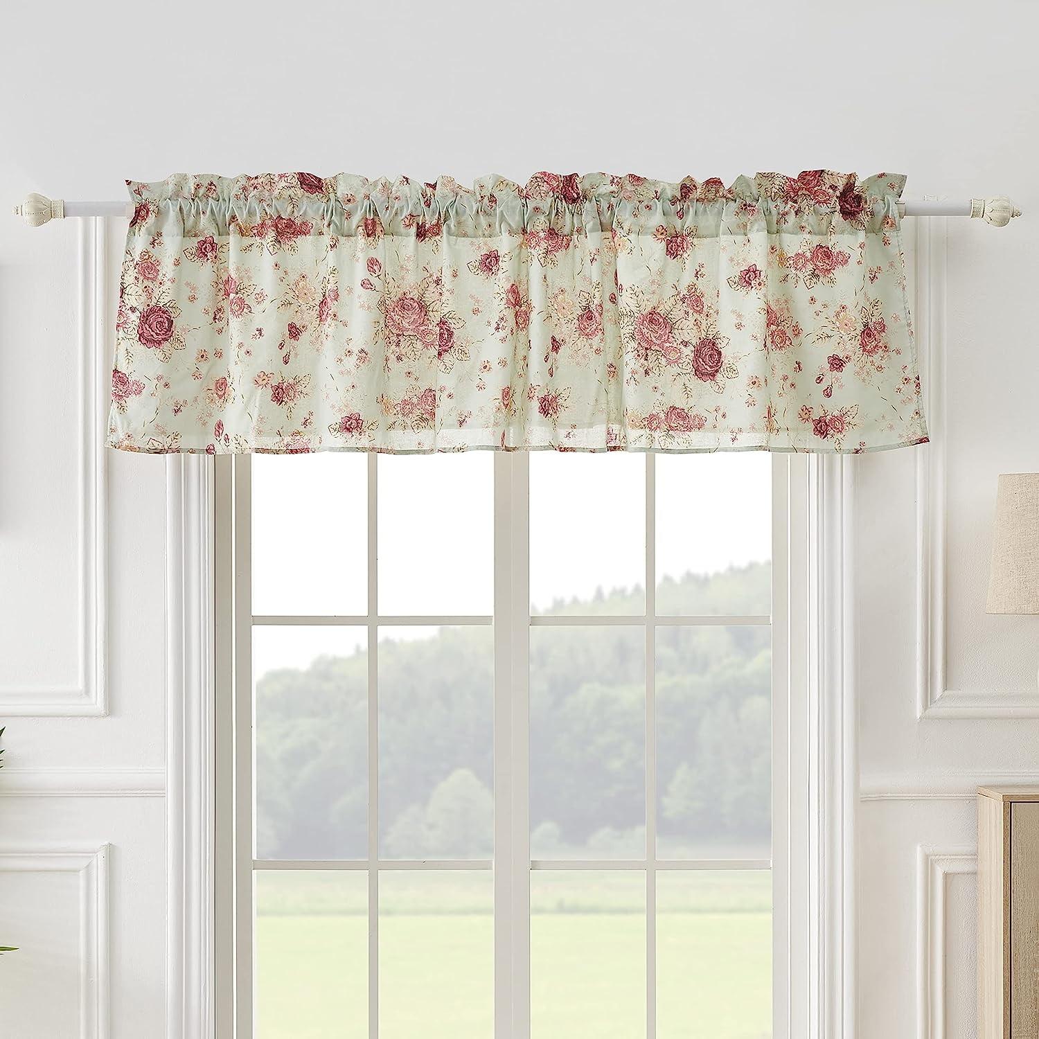 Antique Rose 84" Curtain Valance