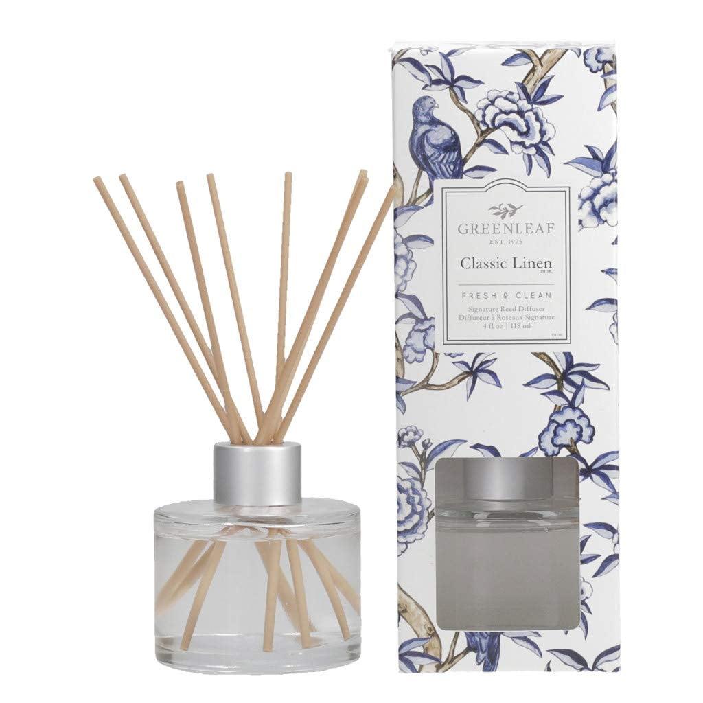 Classic Linen Reed Diffuser with Neutral Glass Container