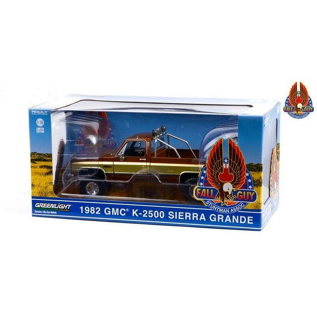1982 GMC K-2500 Sierra Grande Pickup Truck Brown "The Fall Guy" (1981-1986) TV Series 1/18 Diecast Model Car by Greenlight