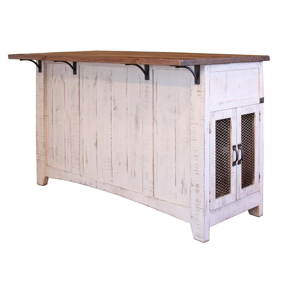 Crafters and Weavers Greenview Solid Wood Kitchen Island
