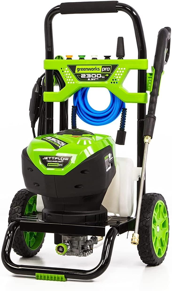 Greenworks 2300 PSI Electric Pressure Washer with PVC Hose