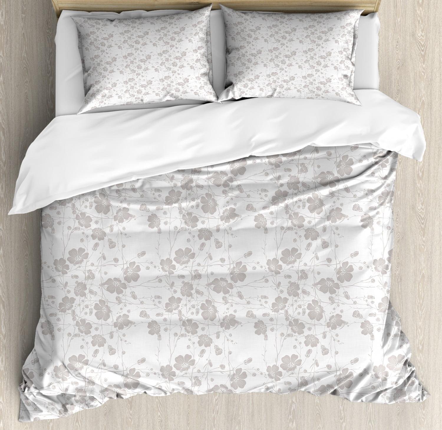 Ambesonne Traditional Floral Duvet Cover Set