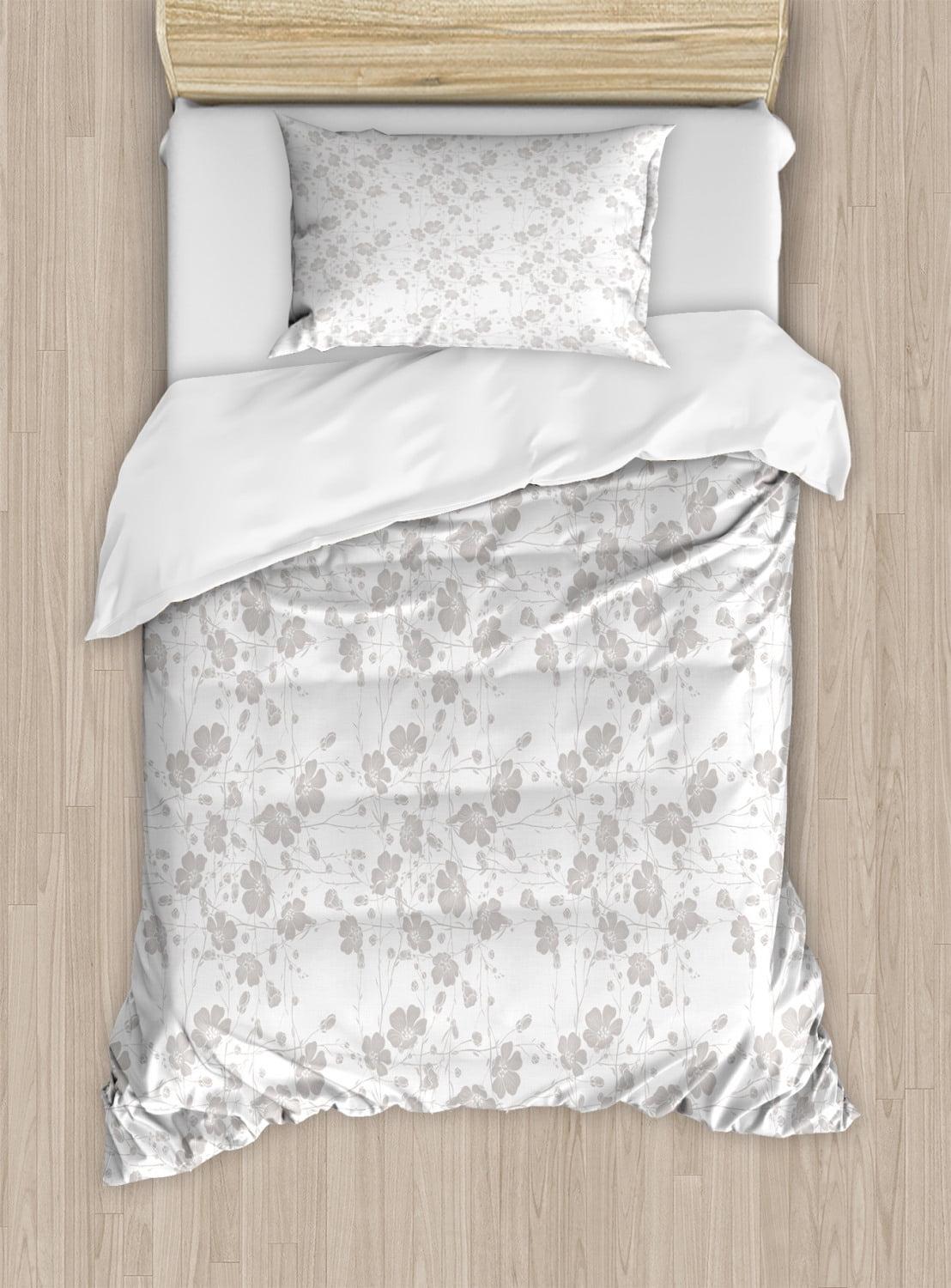 Ambesonne Traditional Floral Duvet Cover Set