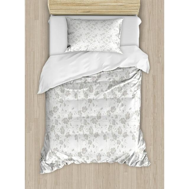 Ambesonne Traditional Floral Duvet Cover Set