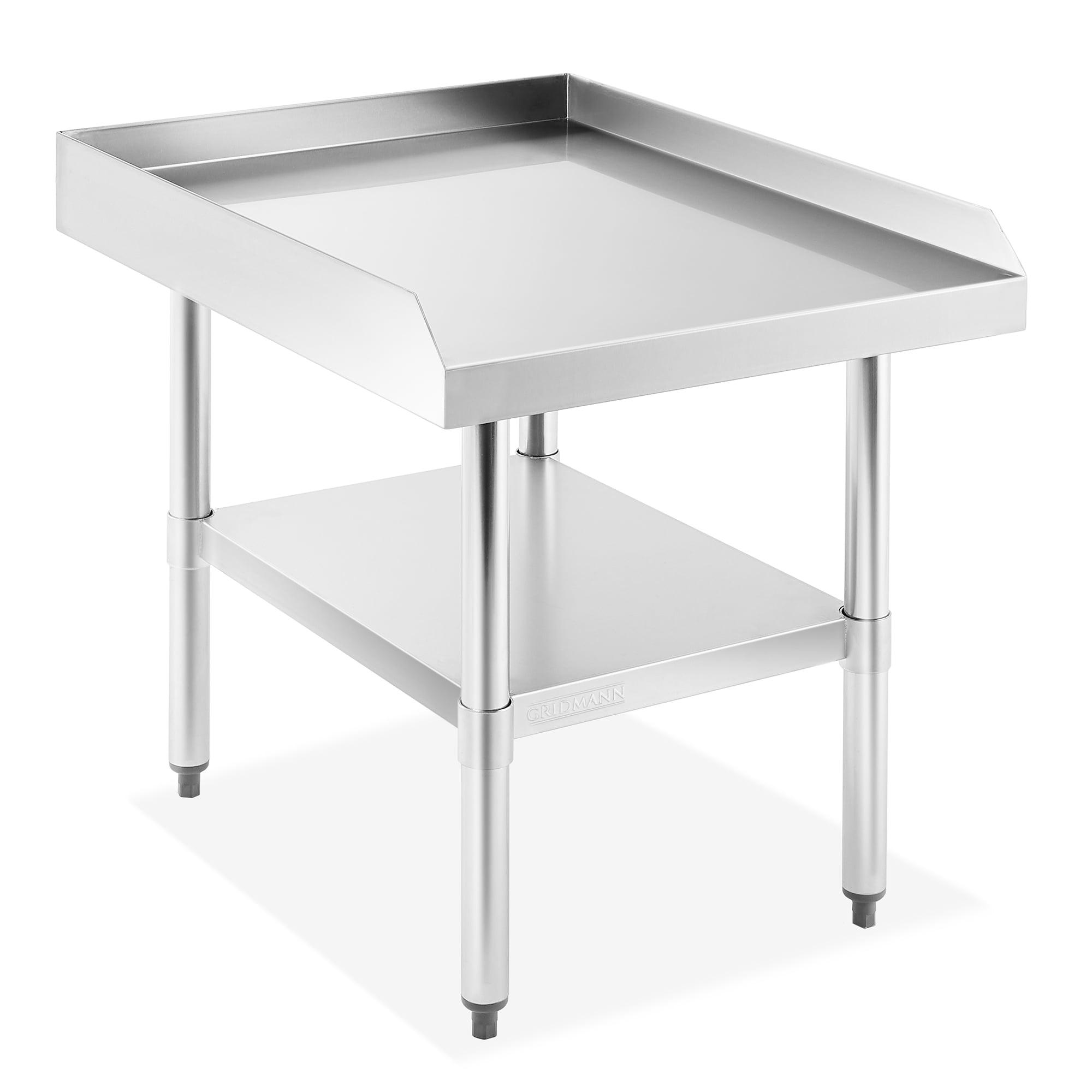 Stainless Steel Grill Table & Equipment Stand with Undershelf