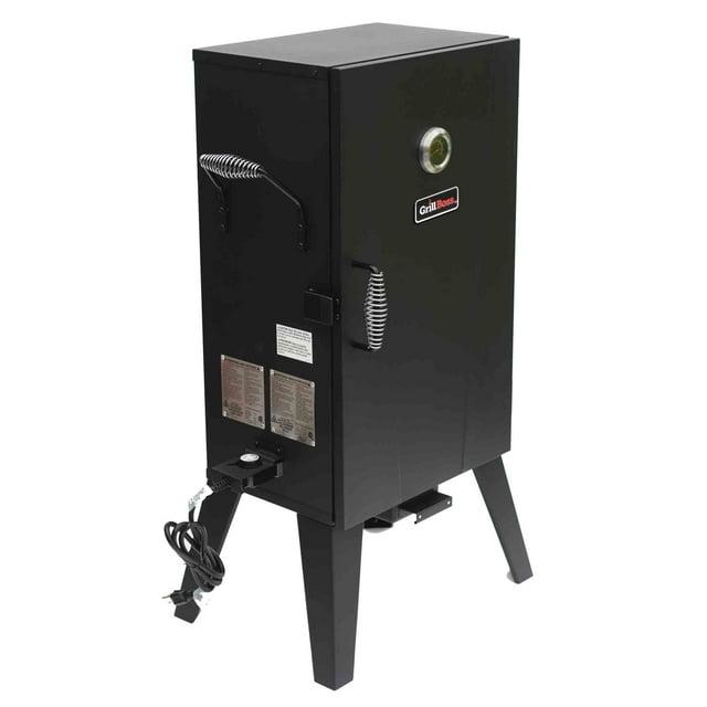 Grill Boss Electric Vertical BBQ Smoker with Digital Controls, 1500 Watt Heating Element, 531 Square Inch Cooking Area, and Adjustable Racks, Black