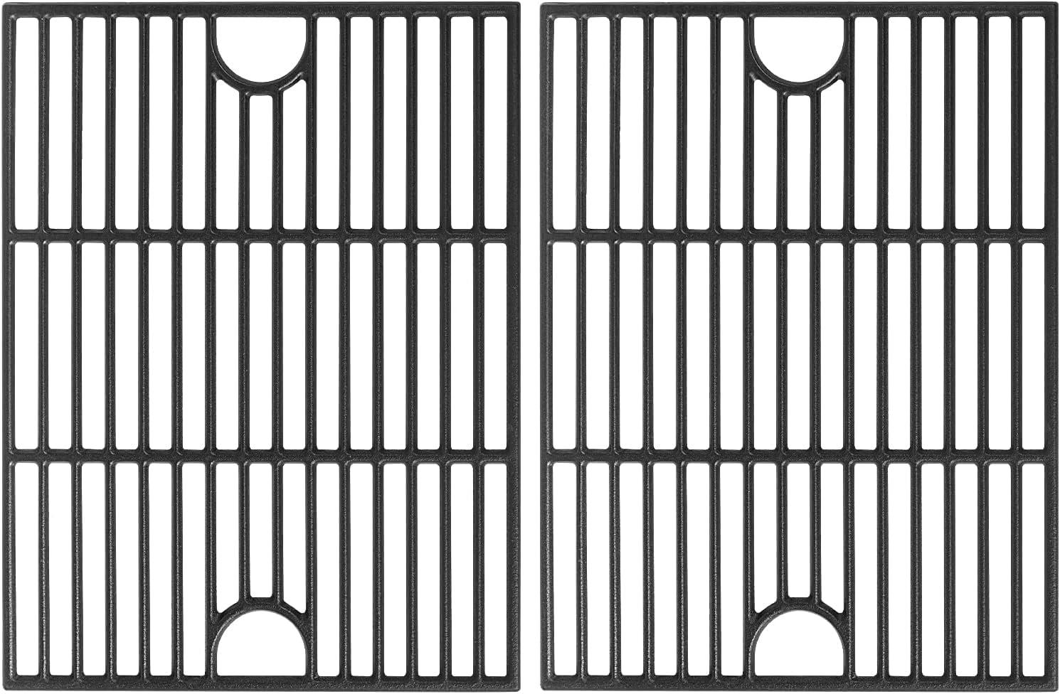 Grill Grates for Nexgrill Home Depot 720-0830H 720-0783E 720-0670C, 17 Inch Cast Iron Replacement Parts for Nexgrill 720-0888 720-0888N Charbroil 463241113 463446015 720-0670D, Master Forge 1010037