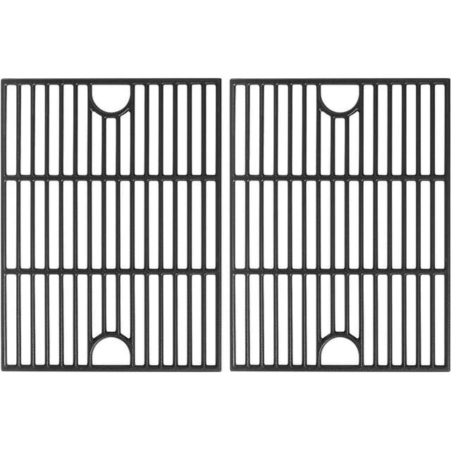 Grill Grates for Nexgrill Home Depot 720-0830H 720-0783E 720-0670C, 17 Inch Cast Iron Replacement Parts for Nexgrill 720-0888 720-0888N Charbroil 463241113 463446015 720-0670D, Master Forge 1010037