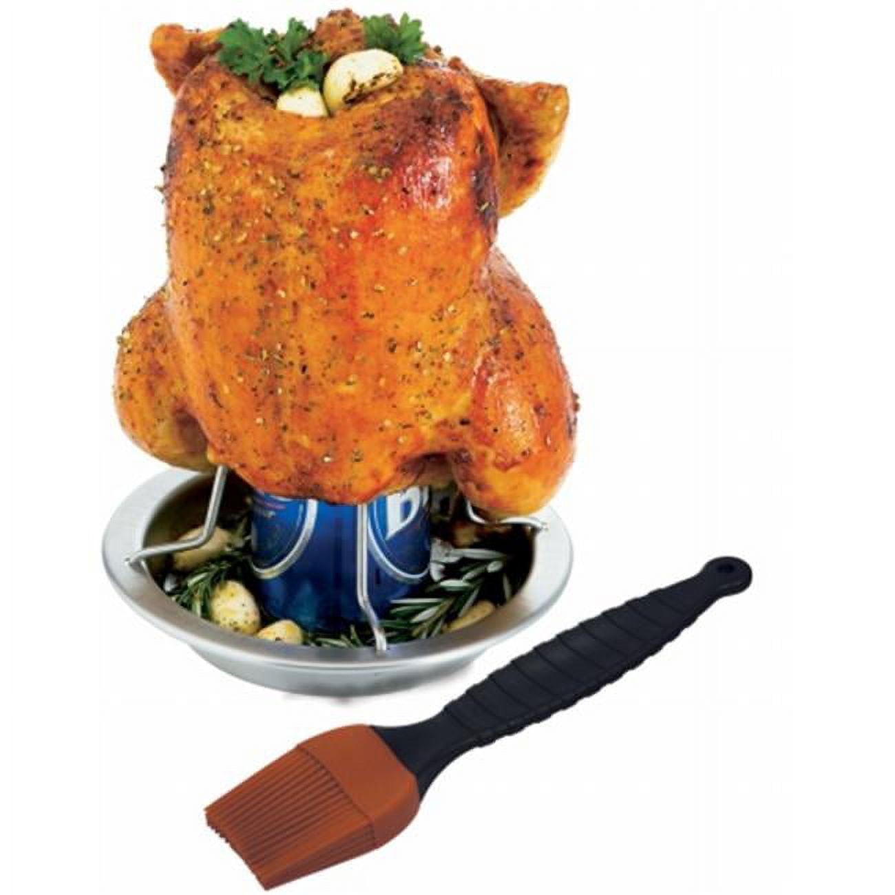 Grillpro GrillPro Stainless Chicken Roaster and Brush
