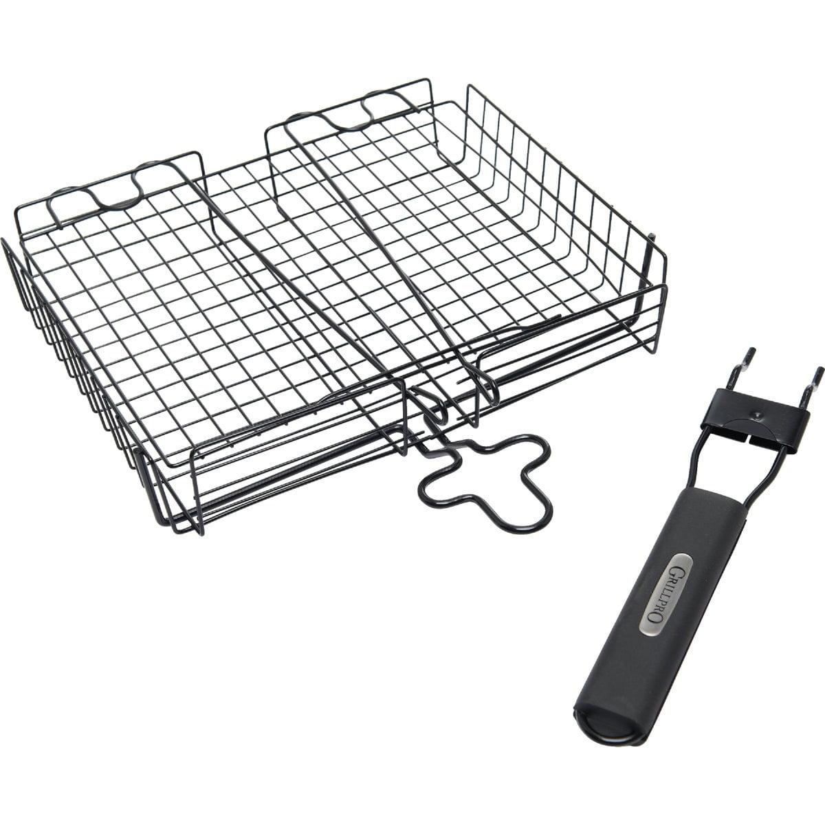 GrillPro Broiler Basket with Detachable Handle