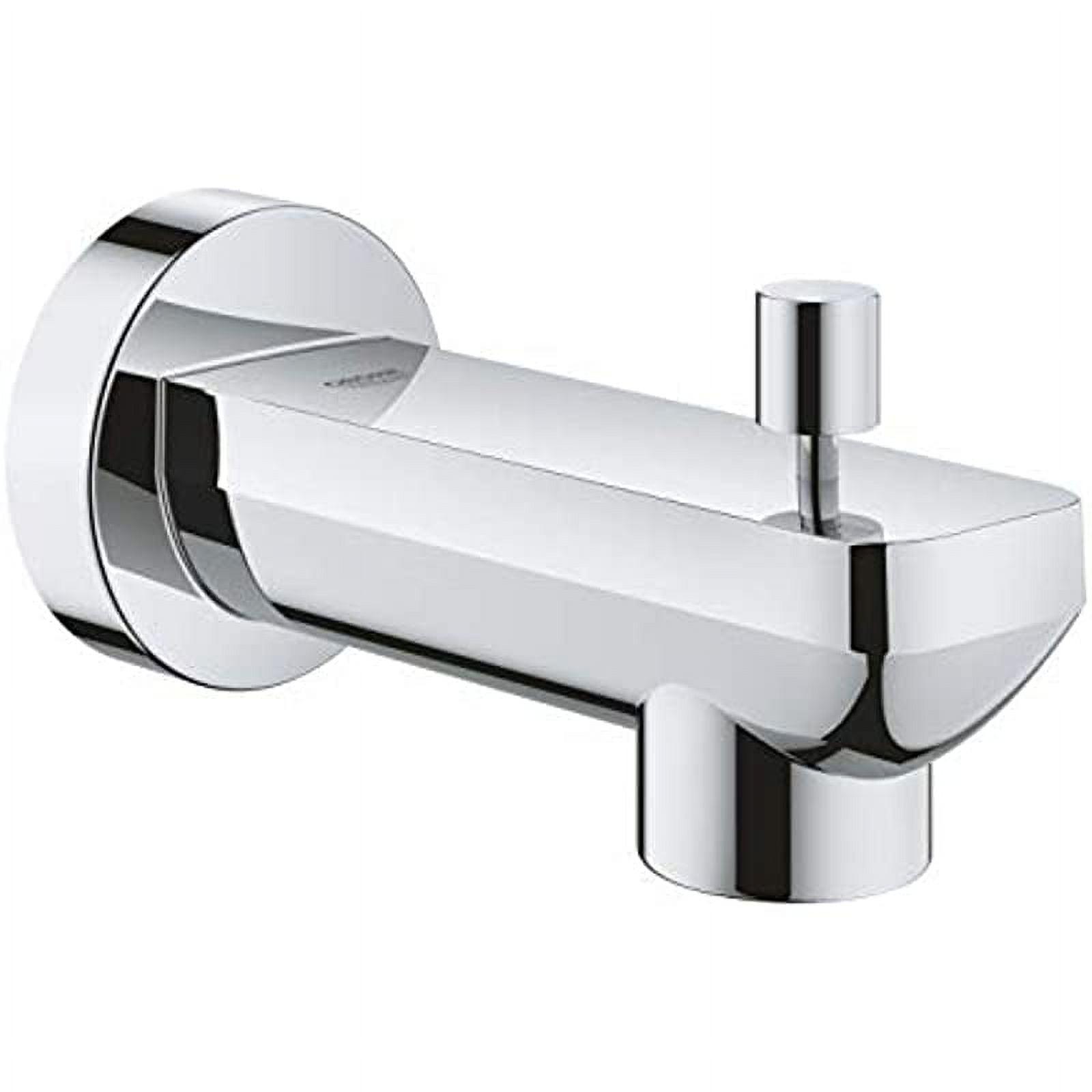 Graphite Finish Lineare Wall-Mounted Tub Spout with Diverter