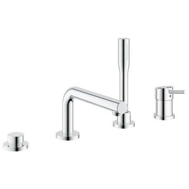 Concetto™ Single Handle Deck Mounted Roman Tub Faucet Trim with Diverter and Handshower