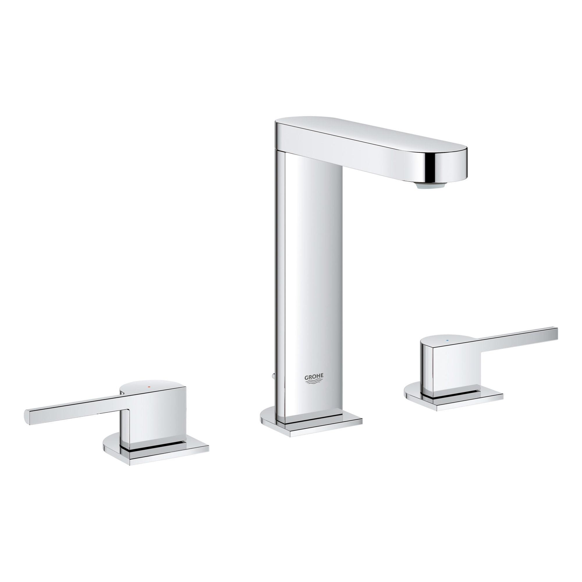 22.5" Brushed Nickel Modern Widespread Bathroom Faucet