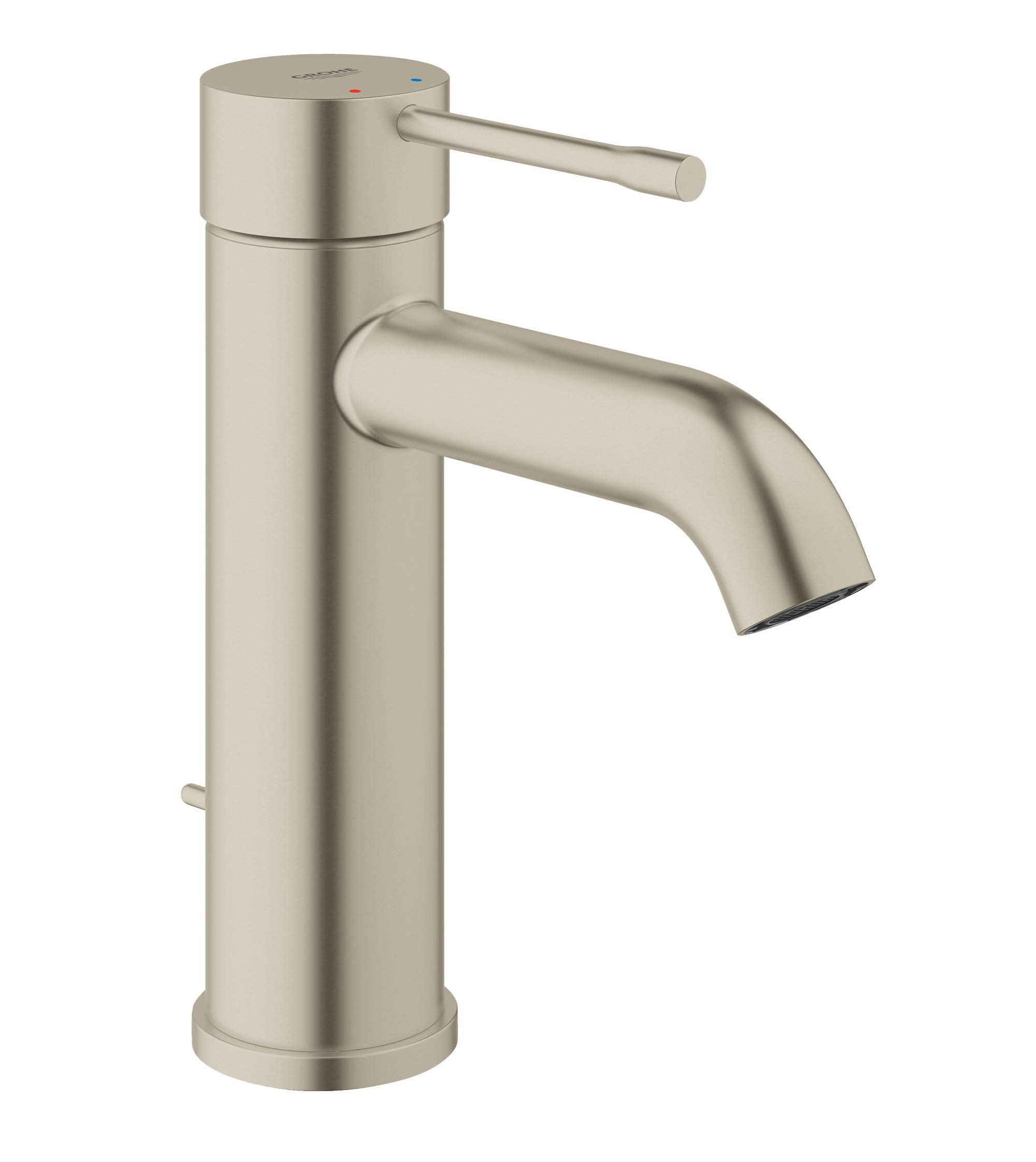 Grohe 23 592 A Essence 1.2 GPM Single Hole Bathroom Faucet - Nickel