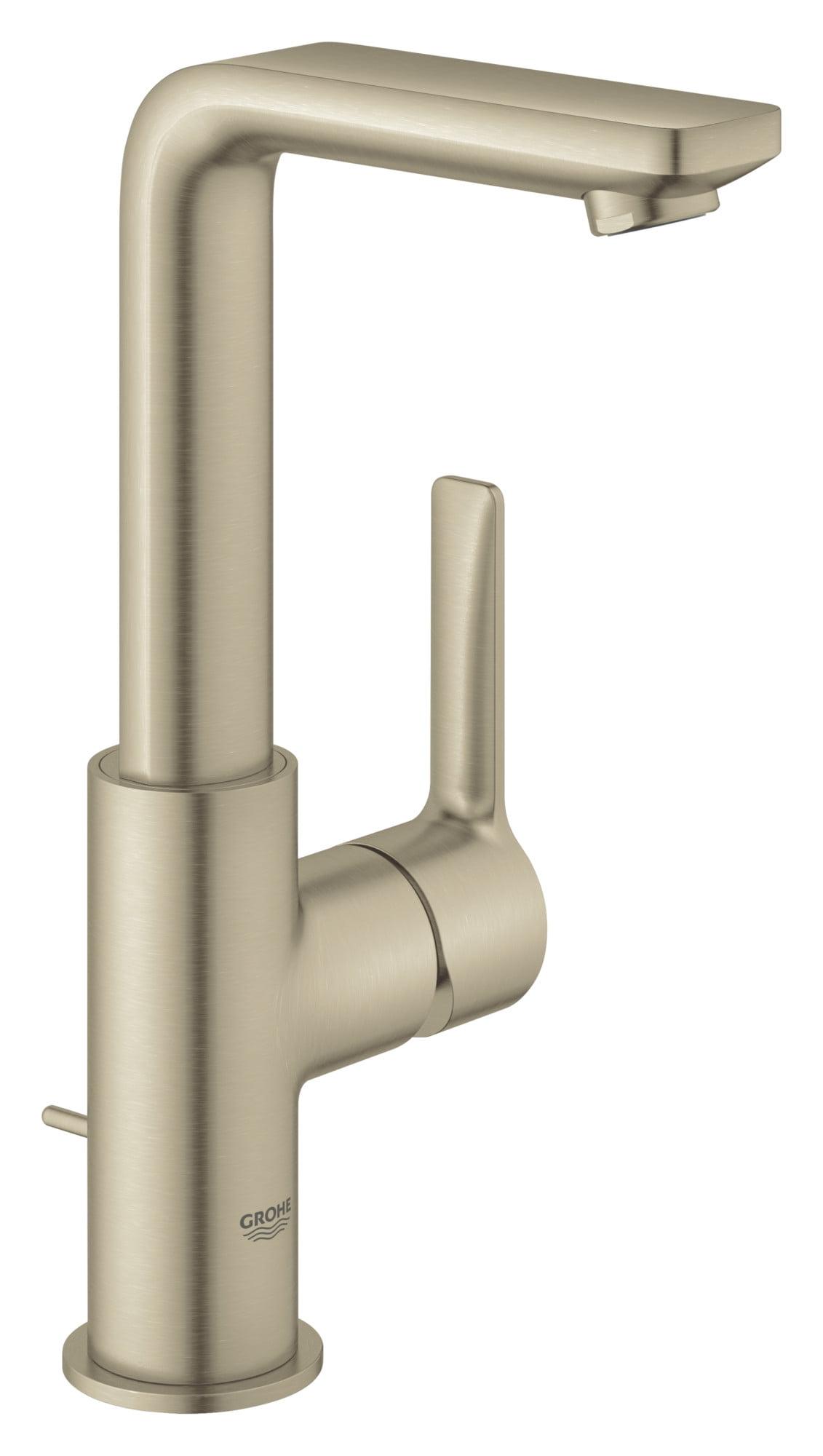 Lineare Sleek Single-Handle L-Size Bathtub Faucet in Brushed Nickel