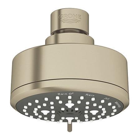 Tempesta Cosmopolitan Brushed Nickel 4-in Multi-Spray Shower Head