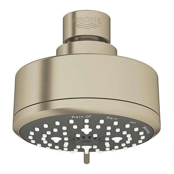 Tempesta Fixed 4-Setting Shower Head Rain O2 Rain Massage Jet Settings