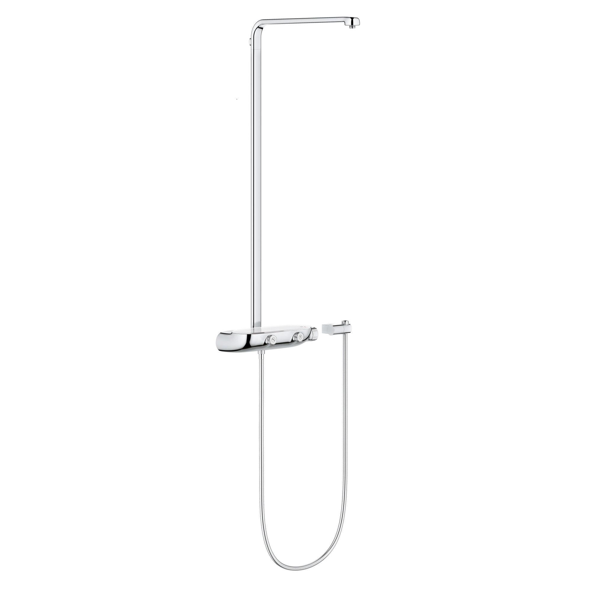 Starlight Chrome Modern Multi-Head Rain Shower System