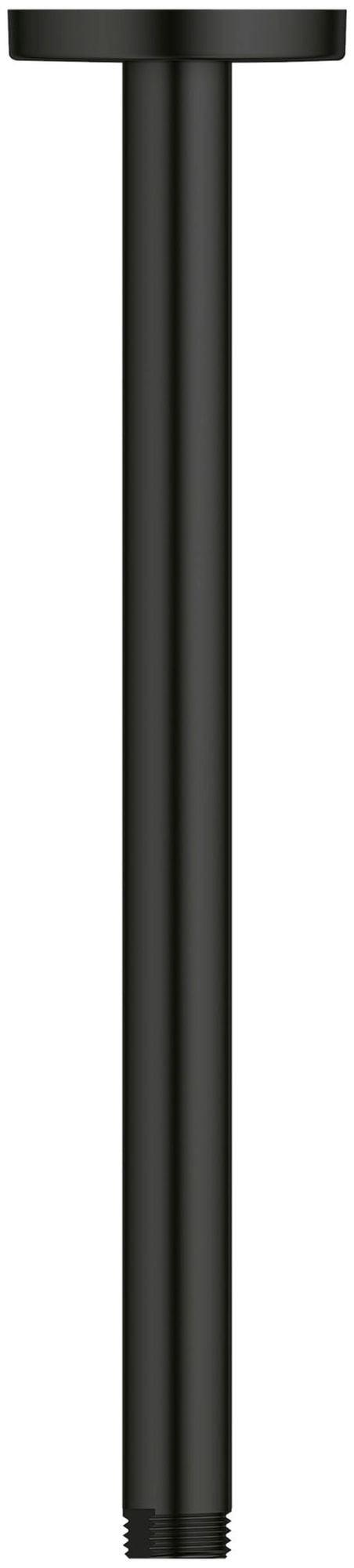 Matte Black 12" Ceiling Mount Shower Arm