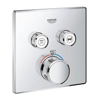 Grohtherm® SmartControl Dual Function Thermostatic Trim with Control Module
