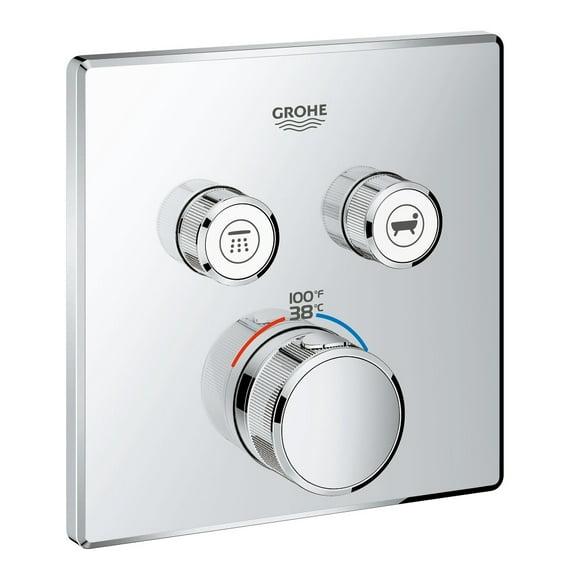Grohtherm® SmartControl Dual Function Thermostatic Trim with Control Module