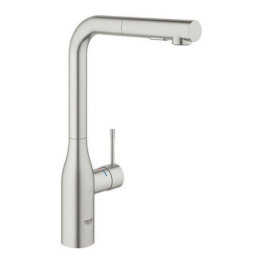 Essence Pull Out Single Handle Kitchen Faucet with Accessories