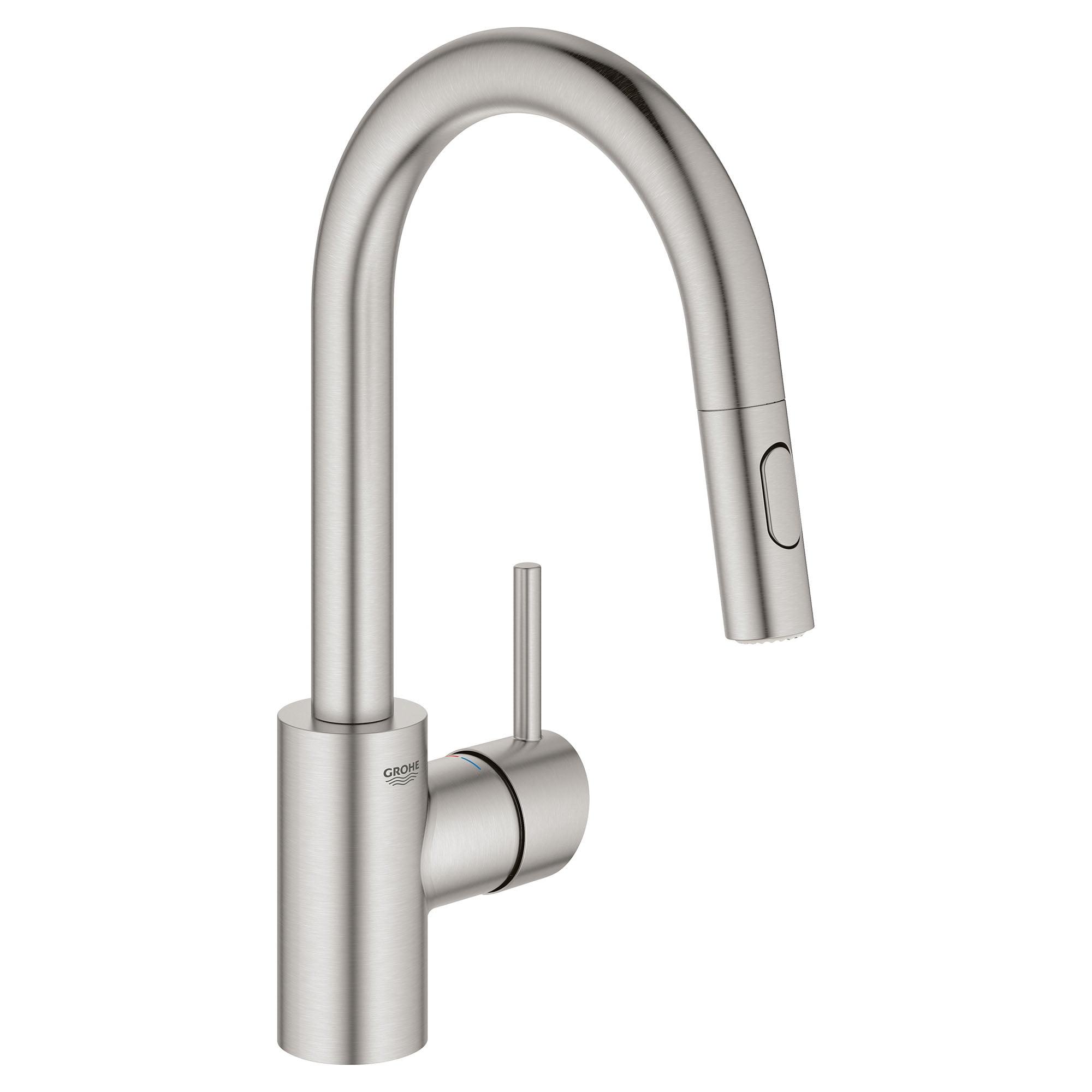 Concetto™ Pull Down Single Handle Kitchen Faucet with Accessories