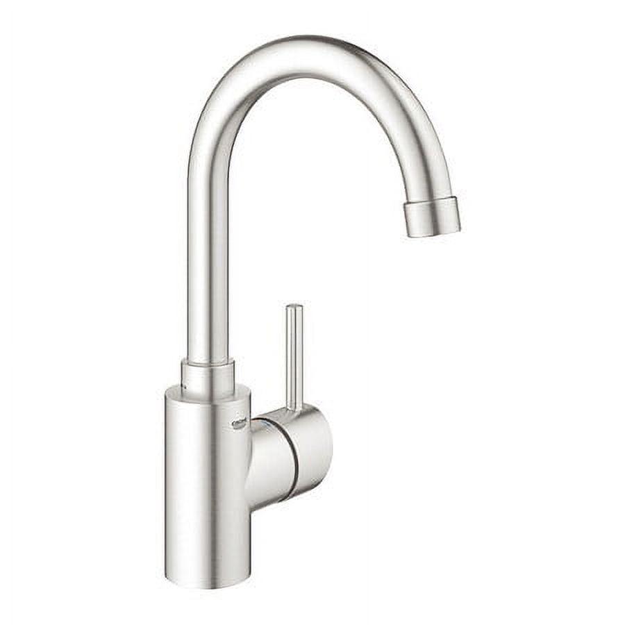 Sleek Stainless Steel Modern Kitchen Faucet with 360° Swivel