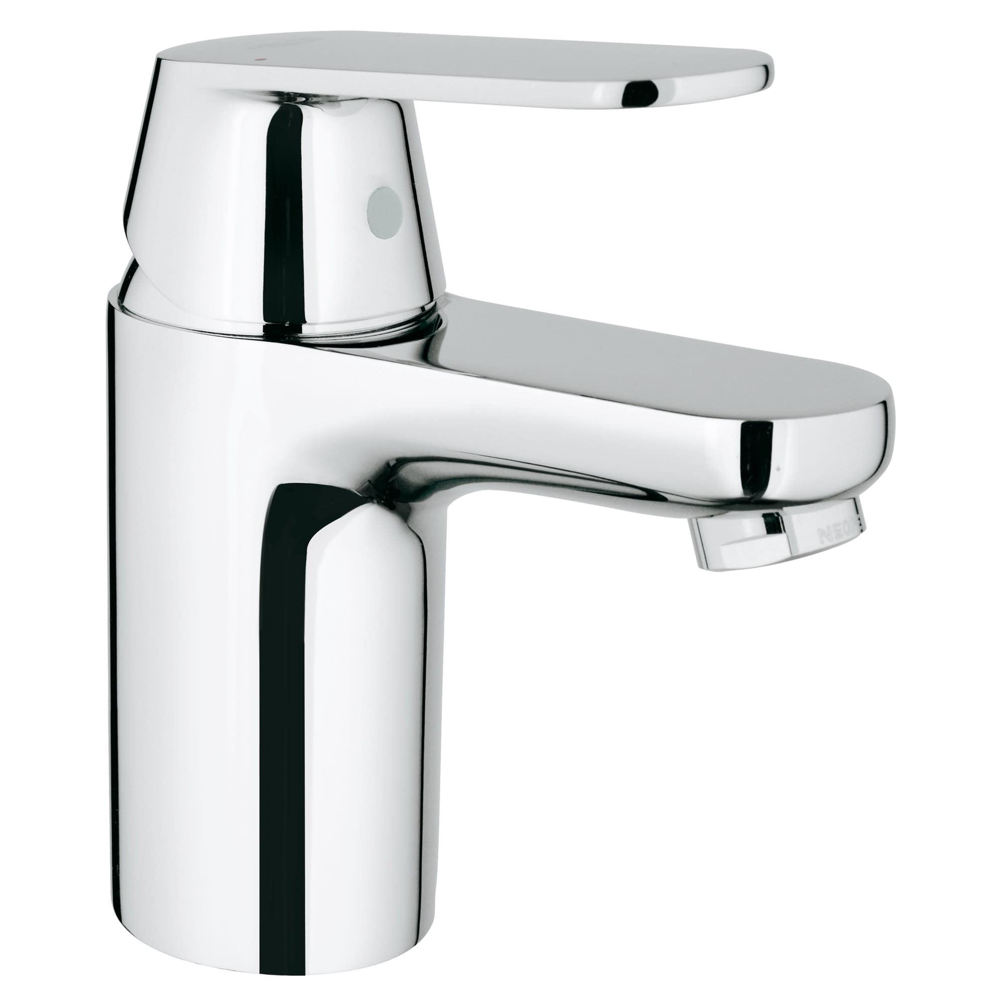 Sleek Modern Chrome Single-Hole Brass Bathroom Faucet