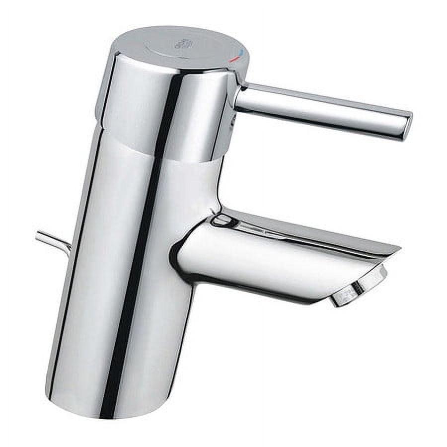 Sleek Brushed Nickel Single-Hole Bathroom Faucet with Easy Installation