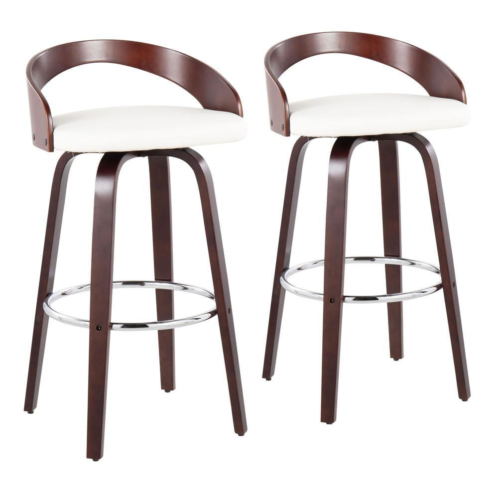 Set of 2 Grotto Upholstered Barstools - Lumisource