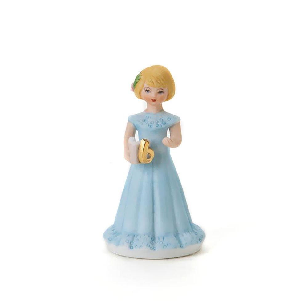 Growing up Girls from Enesco Blonde Age 6 Figurine 4 IN