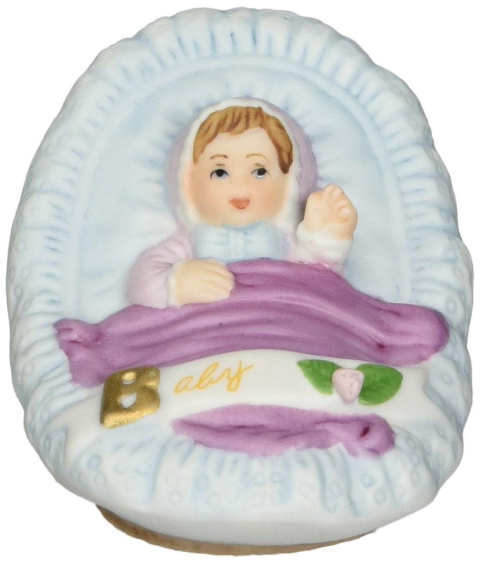 Growing up Girls from Enesco Brunette Newborn Figurine 1.75 IN