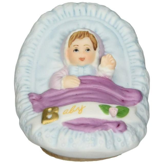 Growing up Girls from Enesco Brunette Newborn Figurine 1.75 IN