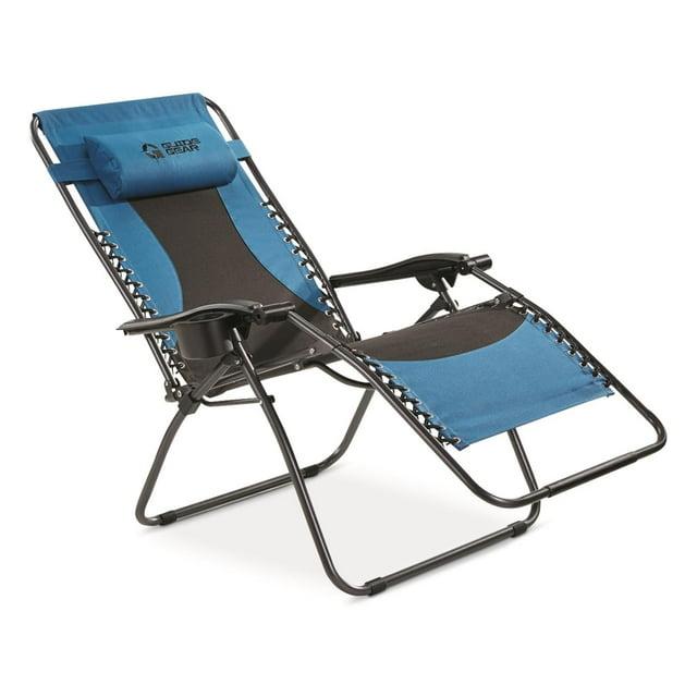 Guide Gear Oversized Zero-Gravity Chair, 500-lb. Capacity Blue/Black