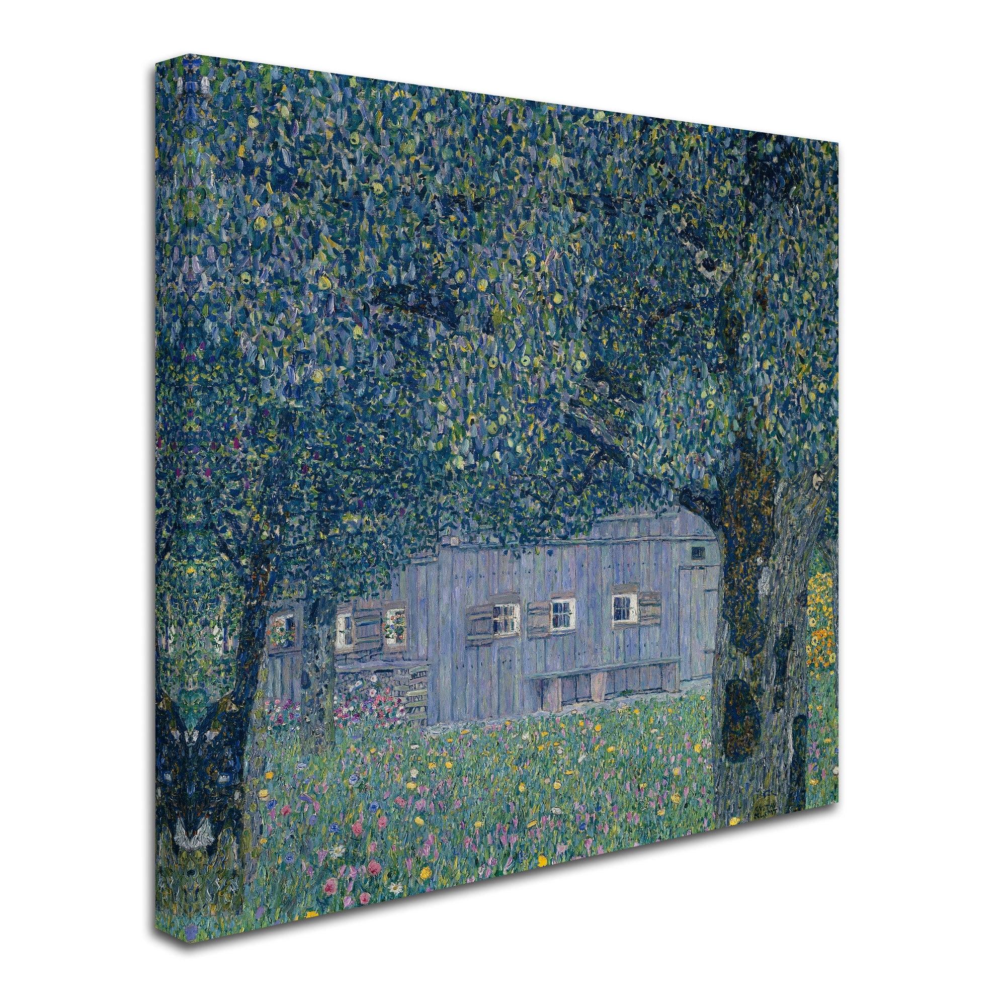 Vault W Artwork " Farmhouse In Upper Austria " by Gustav Klimt