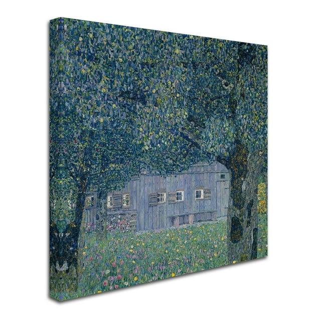 Vault W Artwork " Farmhouse In Upper Austria " by Gustav Klimt