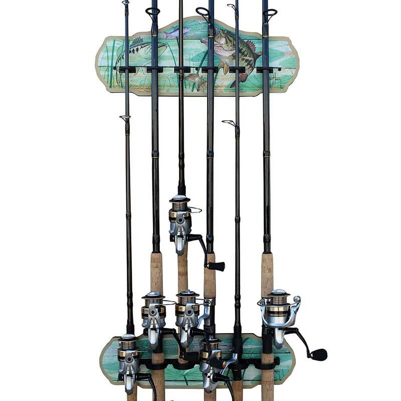 Guy Harvey Bajo Estante de Pared de 6 Varillas