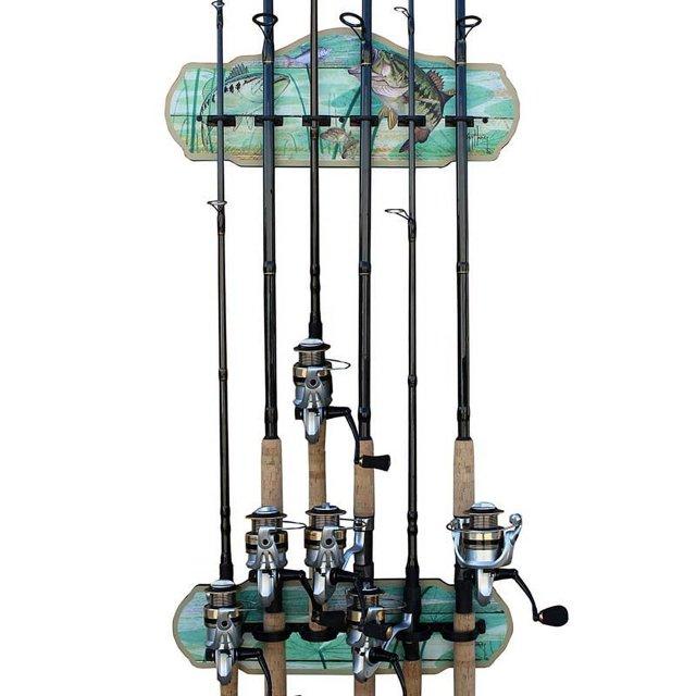 Guy Harvey Bajo Estante de Pared de 6 Varillas