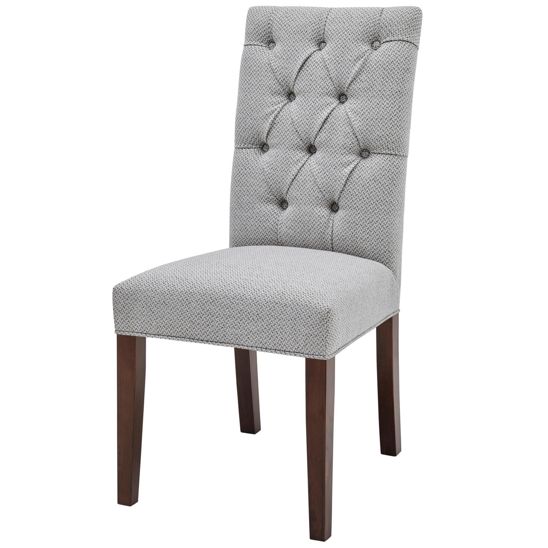 Cardiff Gray Linen Upholstered Parsons Side Chair