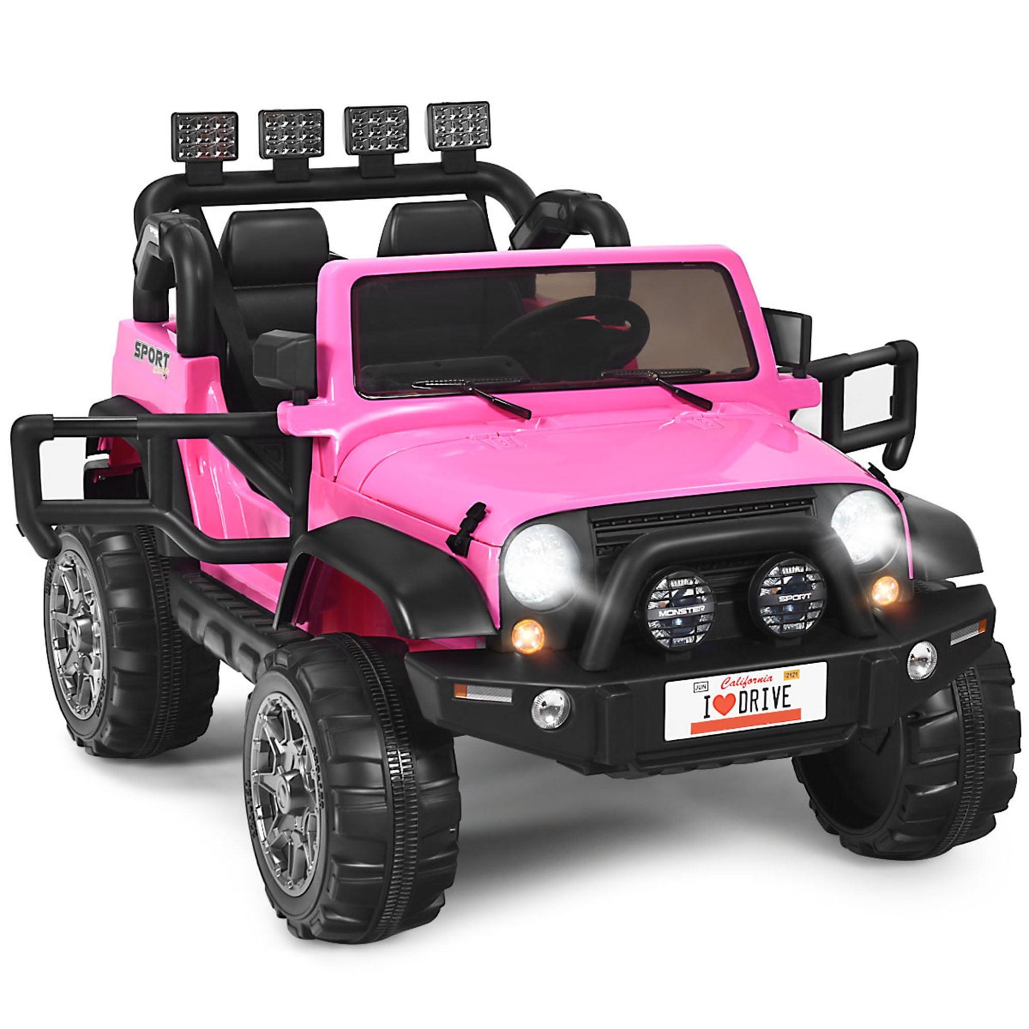 Pink 12V Dual Seat Kids Ride-On SUV with Remote Control