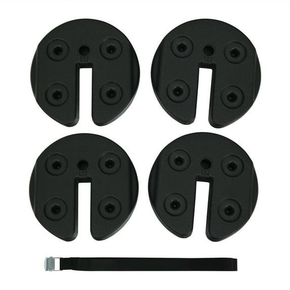 Gymax Gymax Black Plastic Weight (Set of 4)