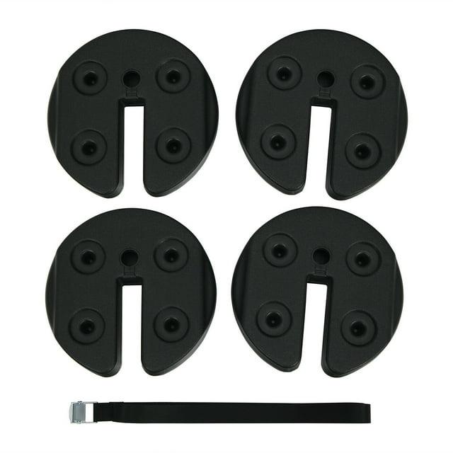 Gymax Gymax Black Plastic Weight (Set of 4)