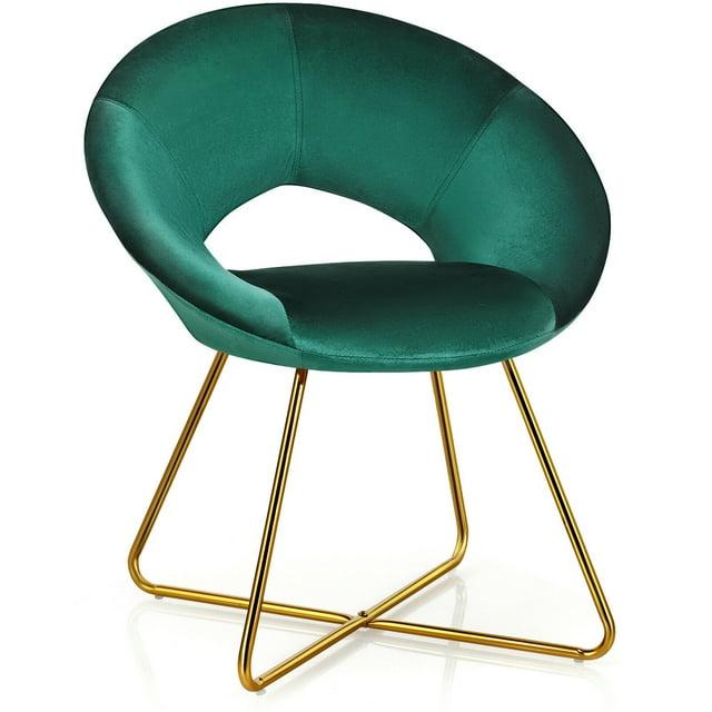 Everly Quinn 18'' H Velvet Upholstered Armchair