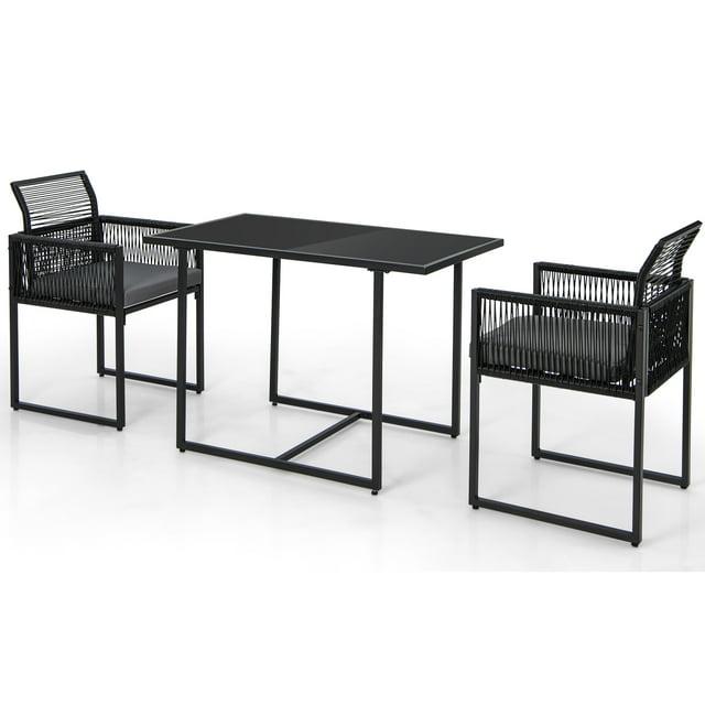Wrought Studio™ Delyza 2 - Person Patio Conversation Sets with Cushions