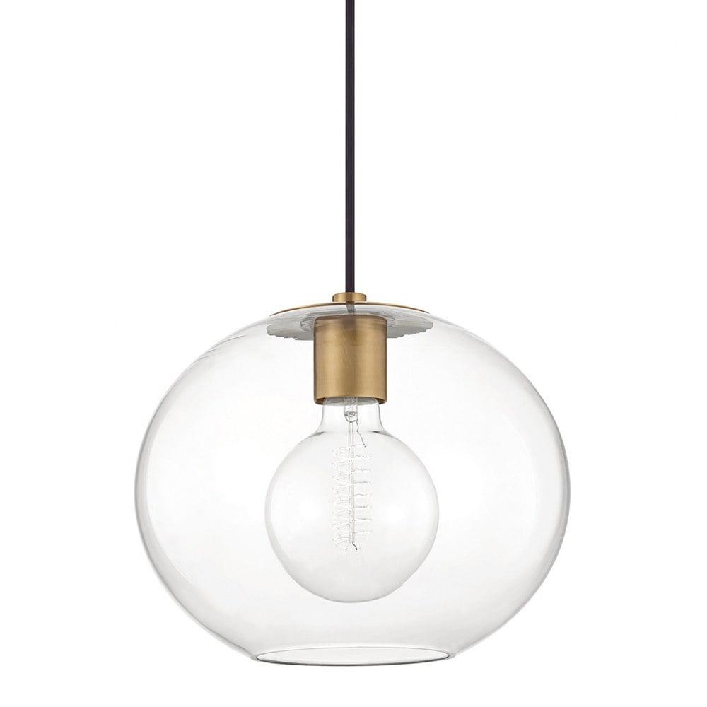 Robbie Pendant Light - Aged Brass