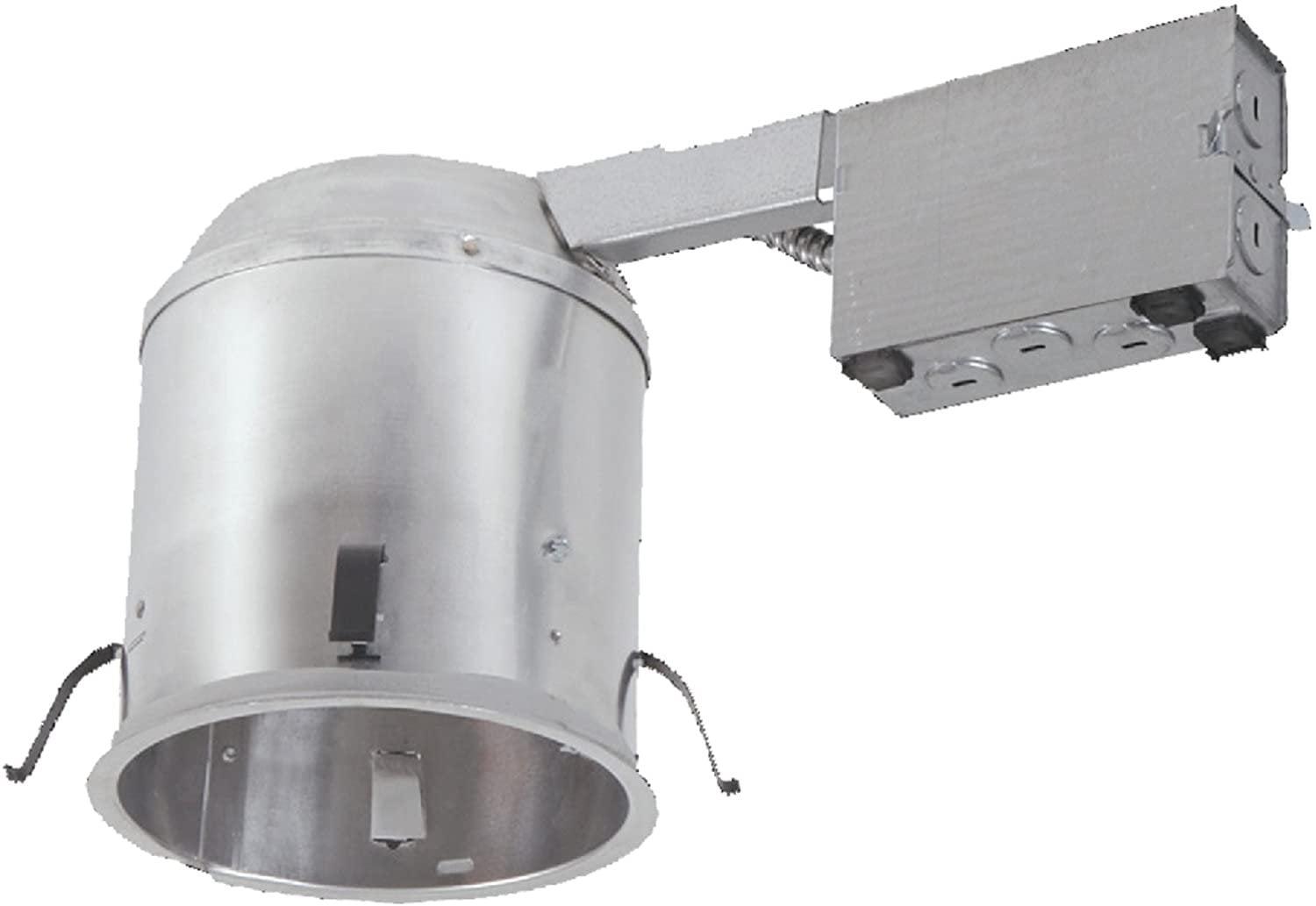 HALO H750RICAT Recessed Lighting LED T24 Remodel IC Air-Tite Housing, 6", Aluminum