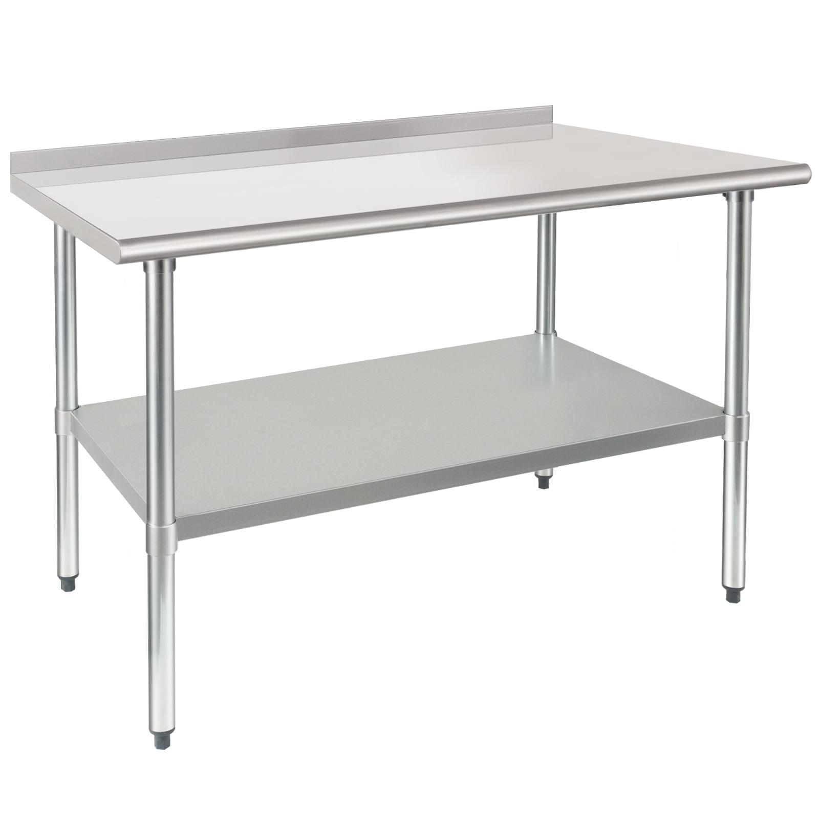 Stainless Steel 30x48 Inch Prep & Work Table with Undershelf