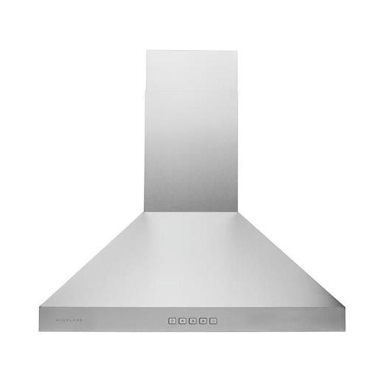 Hauslane 30" Stainless Steel Convertible Wall Range Hood with Baffle Filter