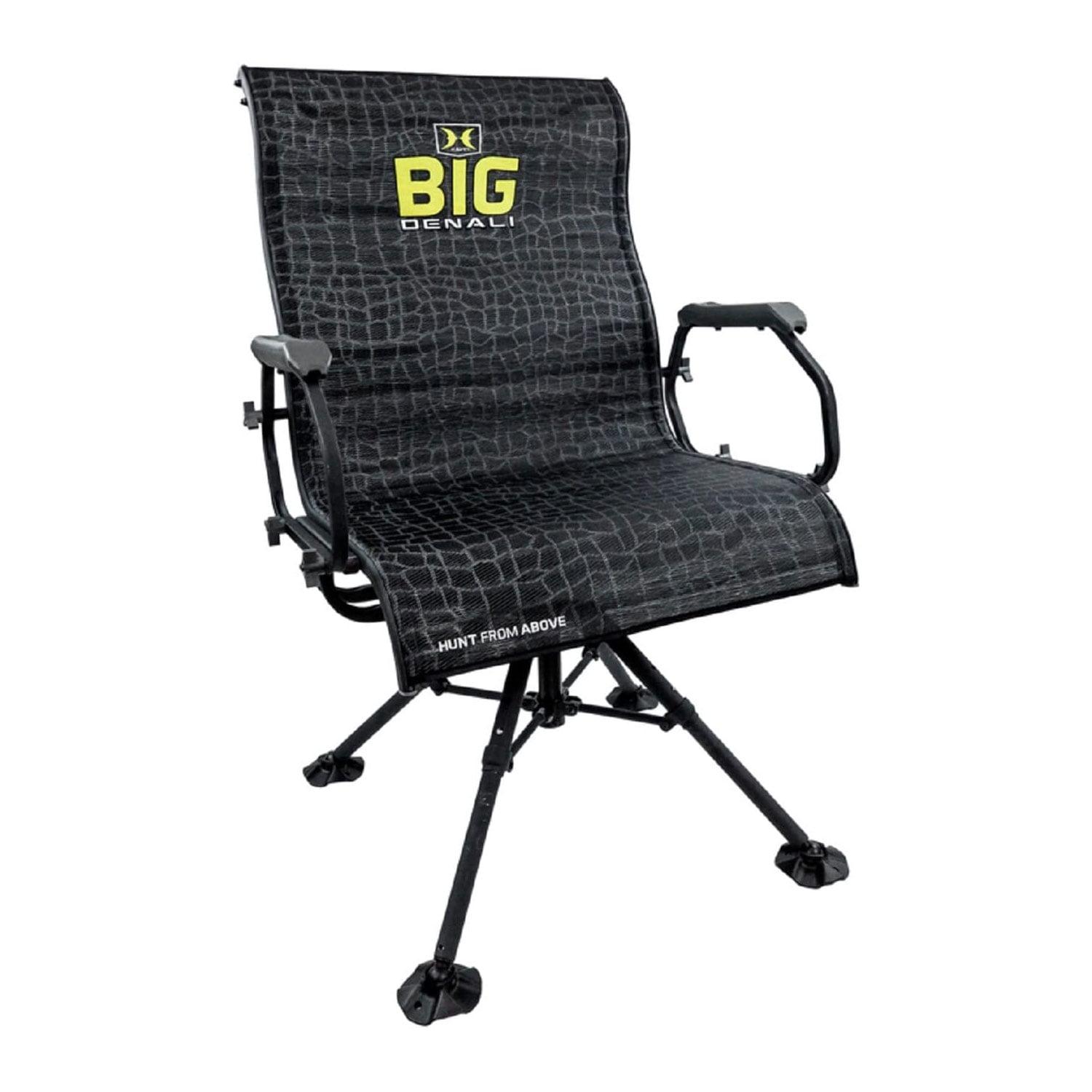 Big Denali Black Mesh Comfort Lounger Chair